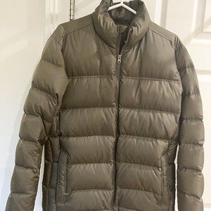 Puffer Jacket Mens Small REI CO OP Olive Green